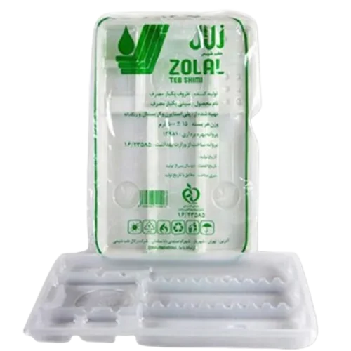 سینی یکبار مصرف دندانپزشکی 300 گرمی زلال