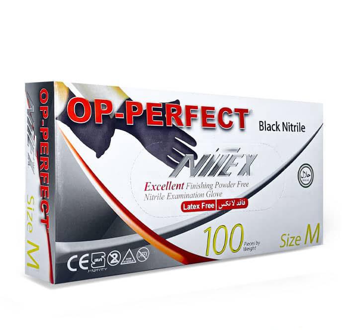 دستکش نیتریل مشکی اپی پرفکت نیتکس