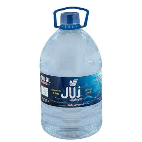 آب مقطر 5 لیتری زلال